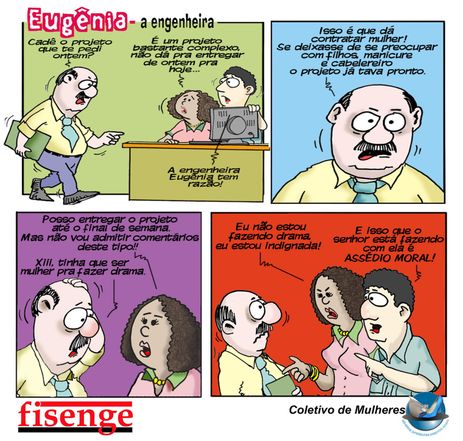 Brasília (DF), 31/03/2026 - História em quadrinhos vira ferramenta de conscientização social na EJA. Tirinhas da Engenheira Eugênia fazem parte do material de apoio pedagógico. Foto: Fisenge/Divulgação